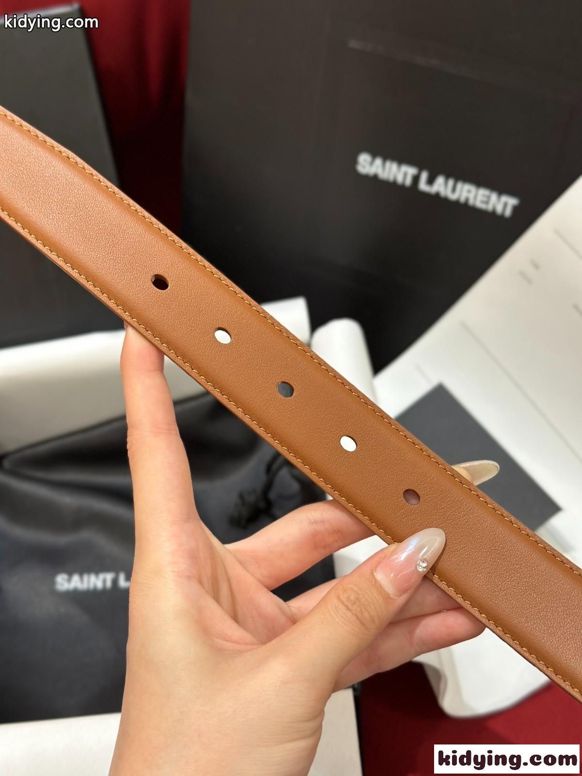 イヴ・サンローラン ベルト コピー 洗練された 合わせやすい YSL レザーベルト-3