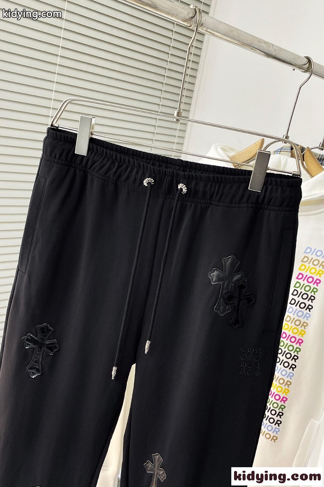 カジュアル クロスパッチ クロムハーツ パンツ コピー メンズ スウェットパンツ-2
