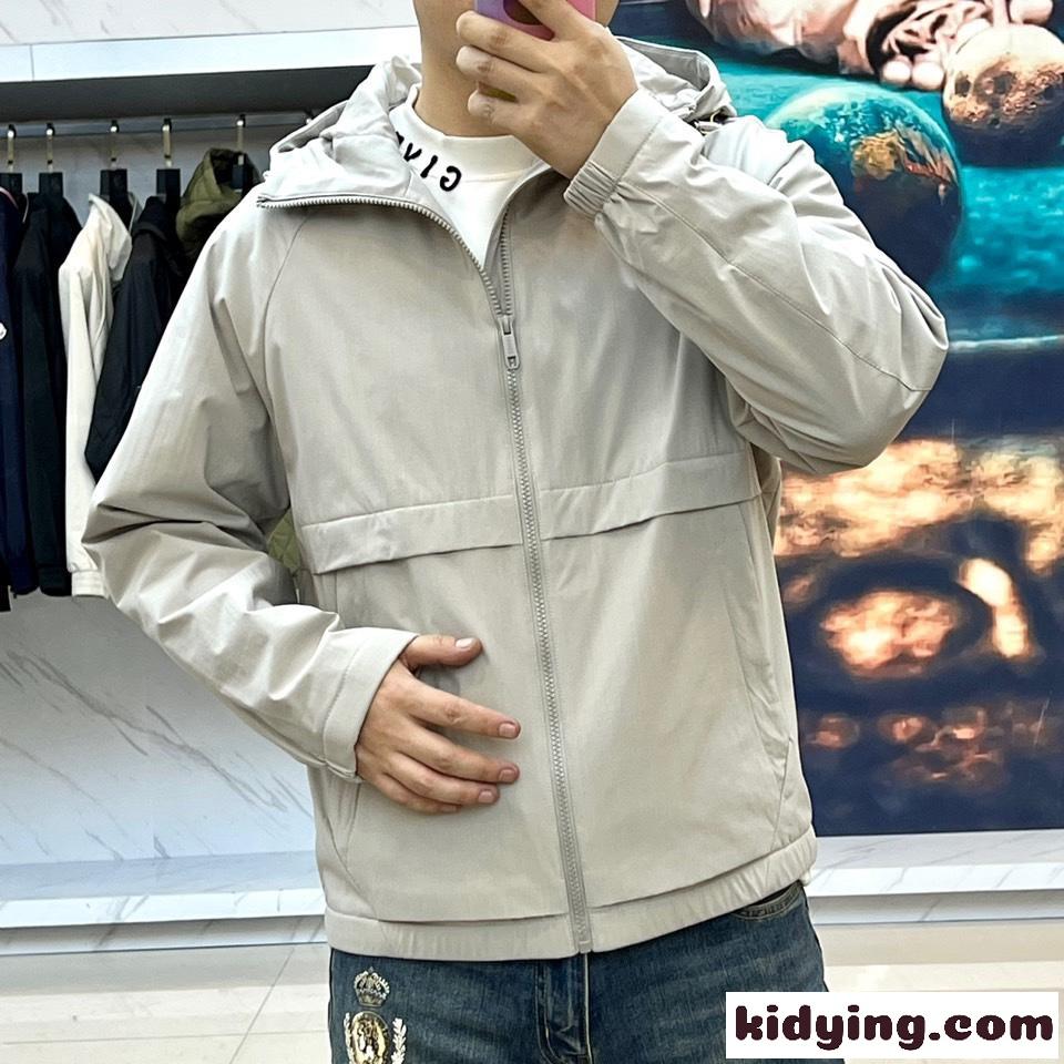 カジュアル 合わせやすい フード付き ブルゾン エルメネジルド・ゼニア ジャケット コピー-2