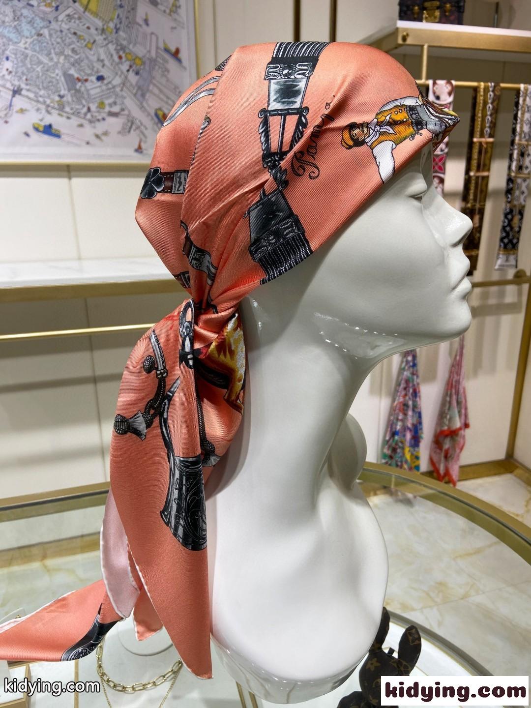 大人のお洒落 上品 パンパ Pampa エルメス スカーフ コピー プリント-0