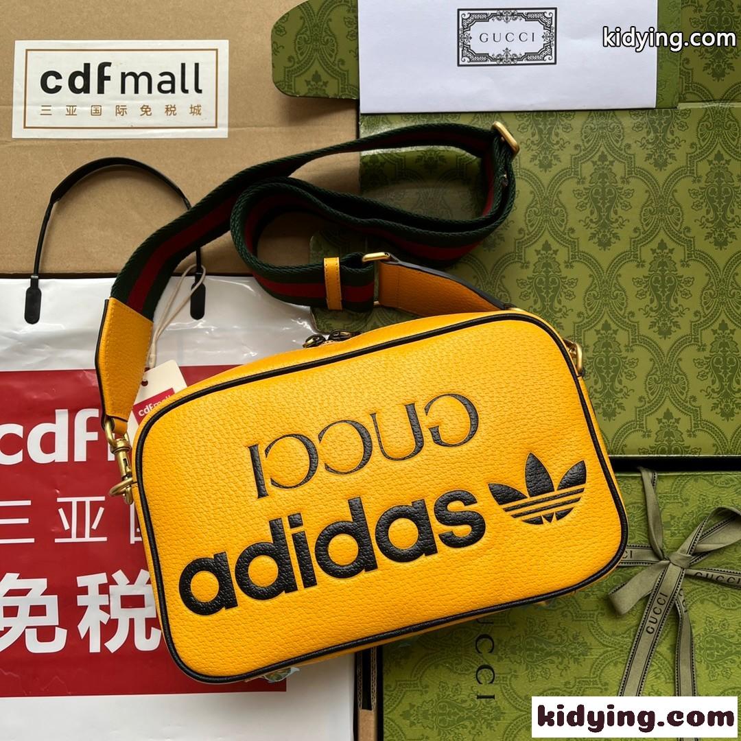 adidas x Gucci コラボ&グッチ バッグ コピー カジュアル スモール ショルダーバッグ カメラバッグ-1
