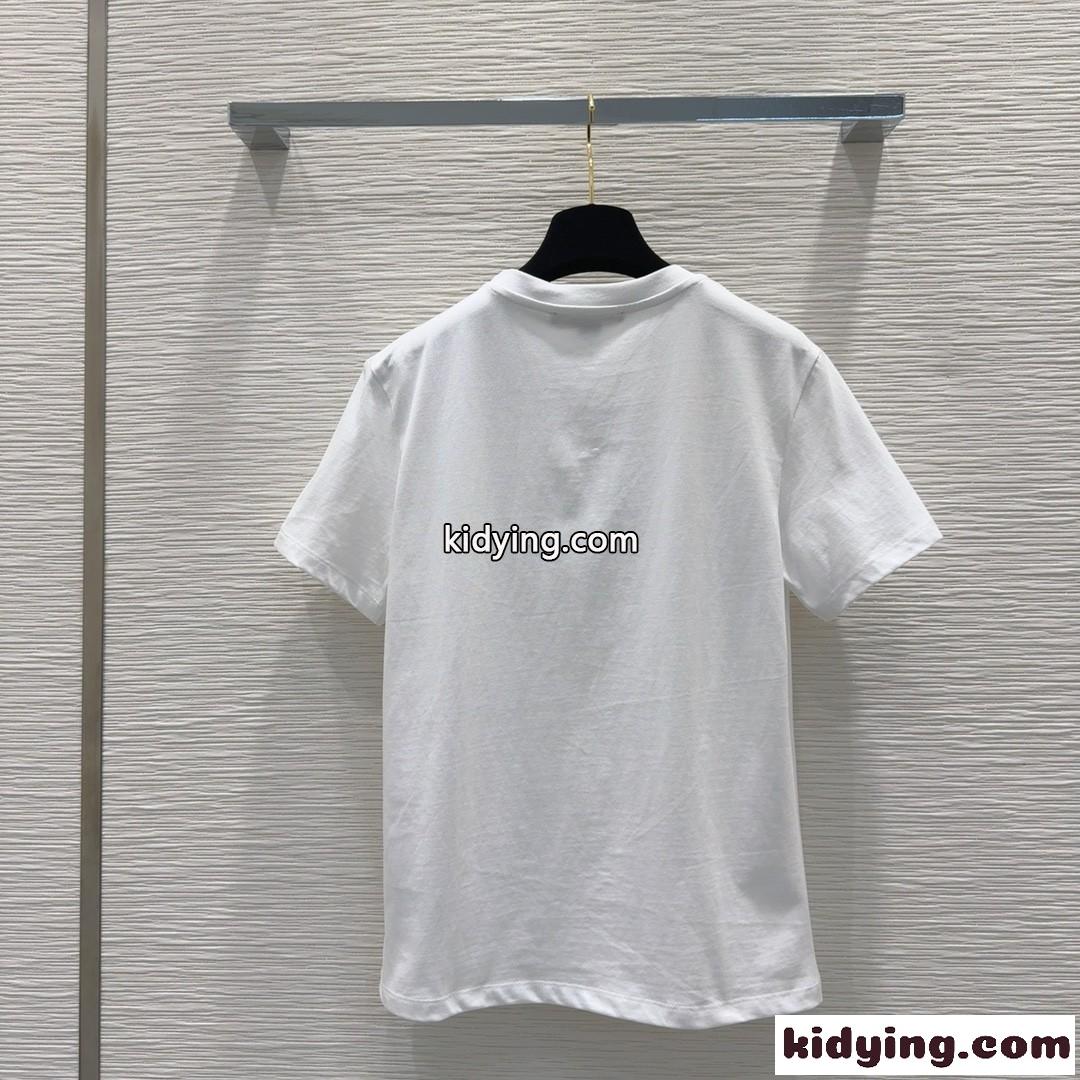 LVチャームTシャツ ルイヴィトン Tシャツ コピー クルーネック 半袖 トップス-3