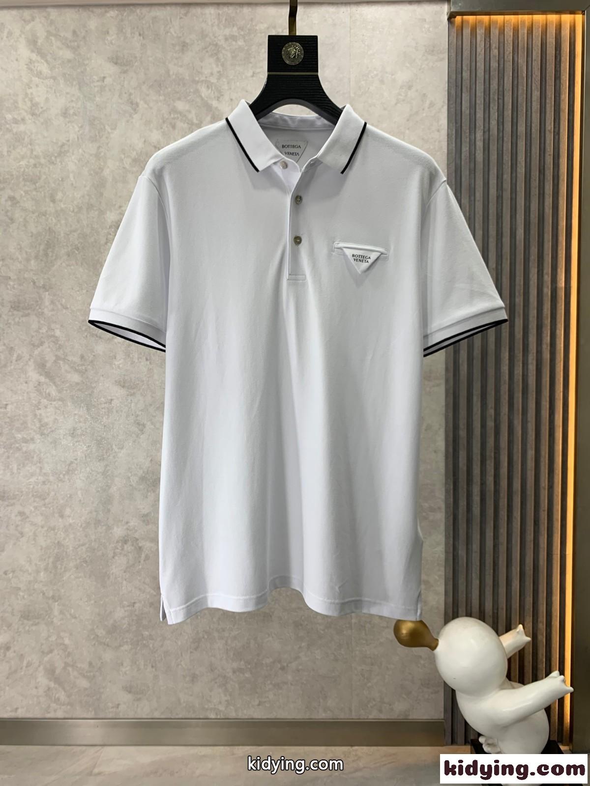 ボッテガ・ヴェネタ Tシャツ コピー 着心地いい カジュアル 通勤 メンズ ポロシャツ-0