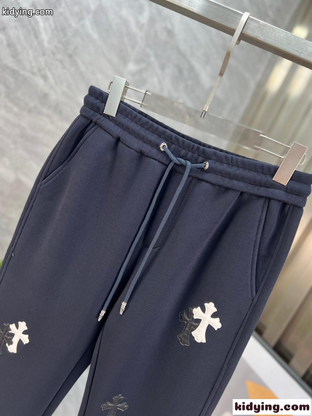 メンズ カジュアル 合わせやすい スウェットパンツ クロムハーツ パンツ コピー-2