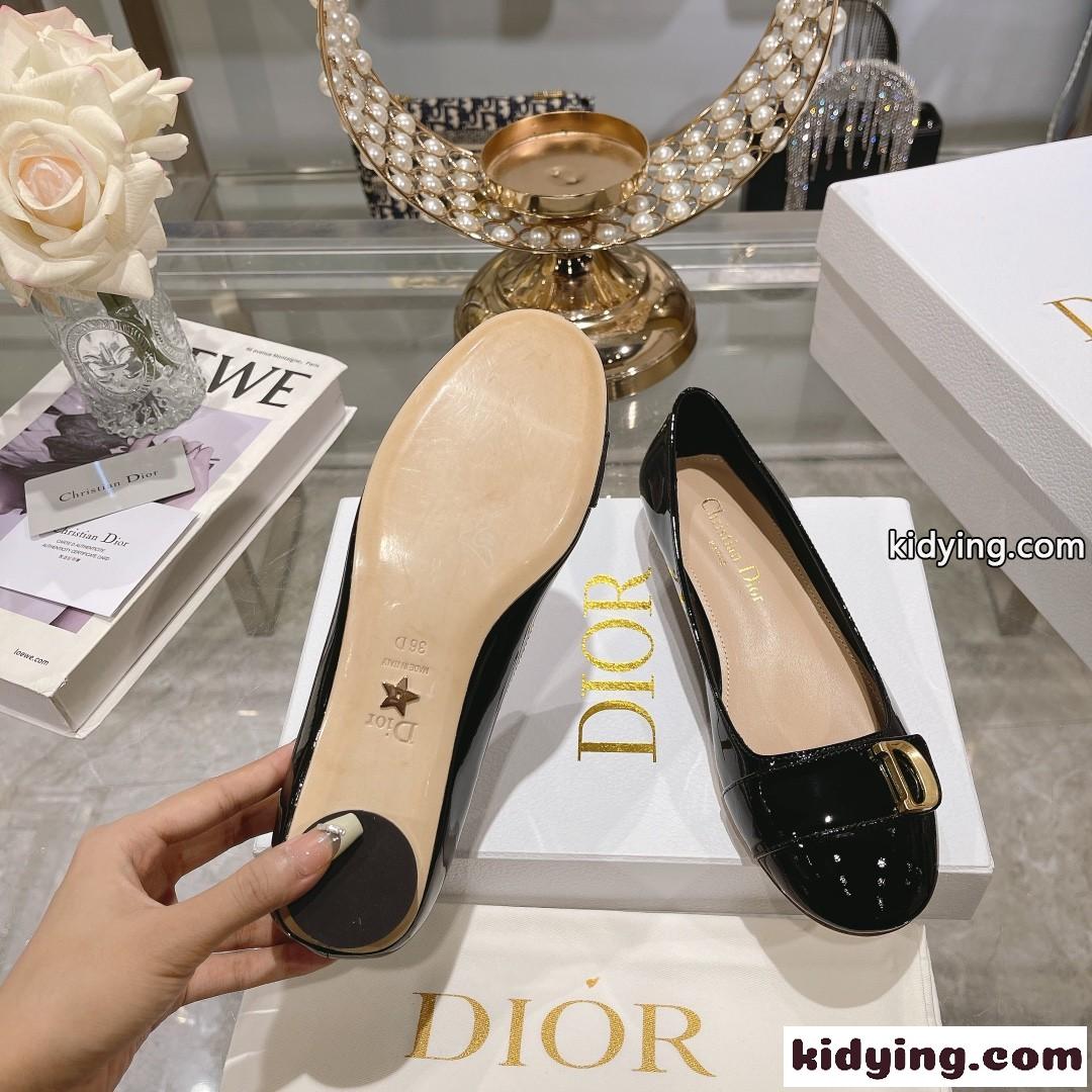 C’EST DIOR バレエフラット クリスチャン・ディオール シューズ コピー ブラック-2