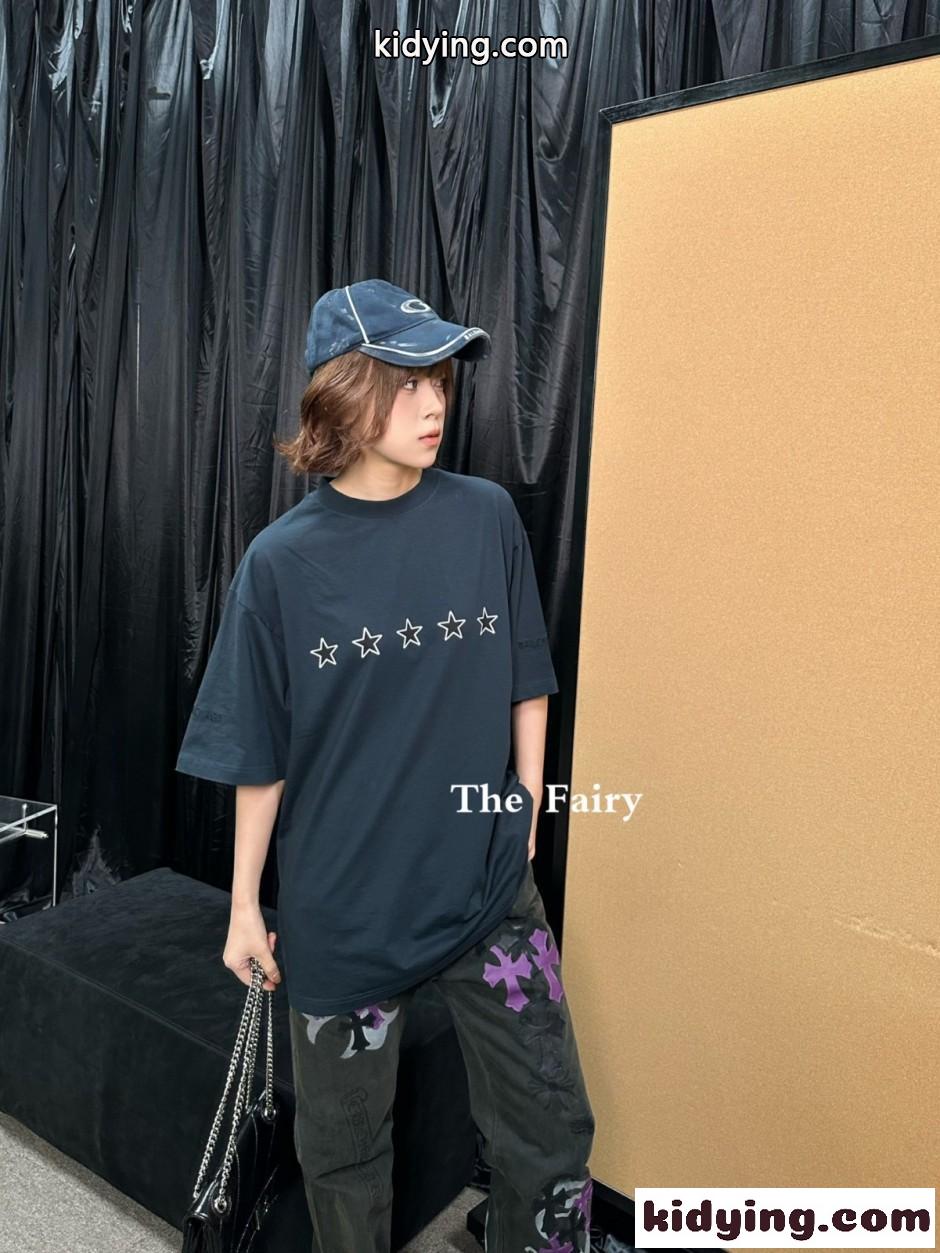 バレンシアガ Tシャツ コピー TOP RATING オーバーサイズ 半袖Tシャツ ユニセックス-5