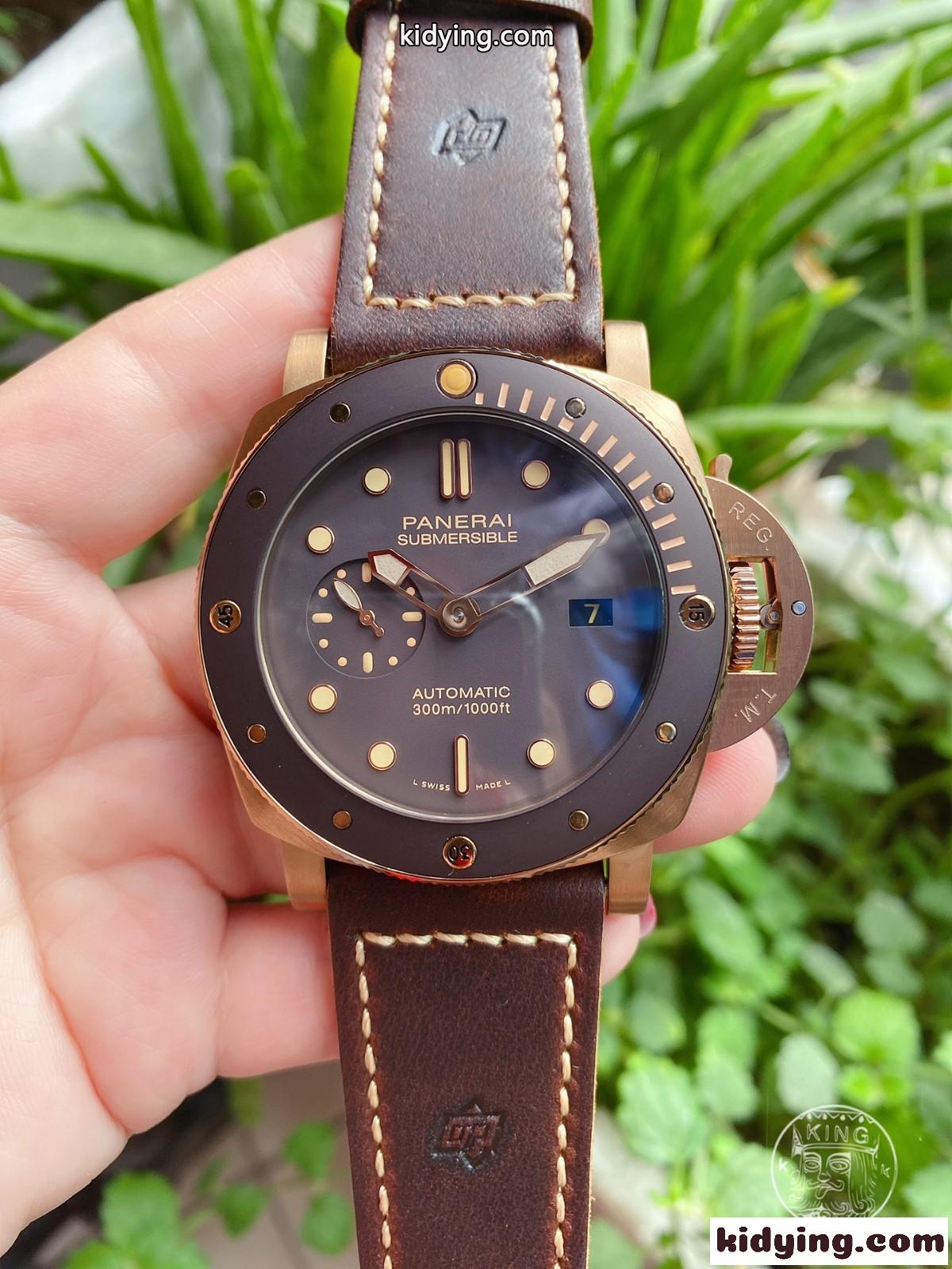 レトロ ファッション フィチーネ・パネライ 腕時計 コピー 47mm メンズ カジュアル おしゃれ 日付表示-2