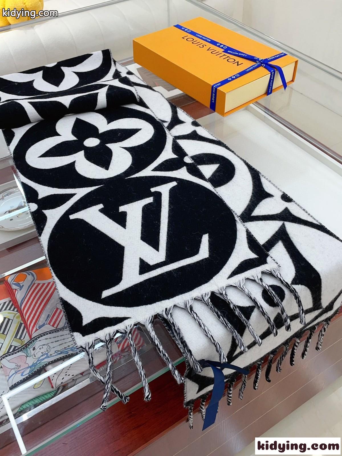 大人気 ルイヴィトン スカーフ コピー マフラー・LV メダリオン ユニセックス-2