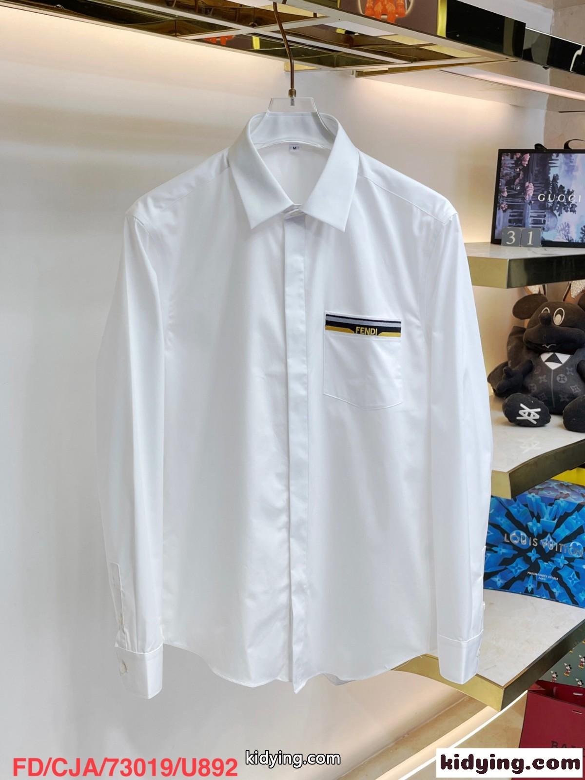 上品 カジュアル 長袖 トップス フェンディ シャツ コピー メンズ ファッション-0