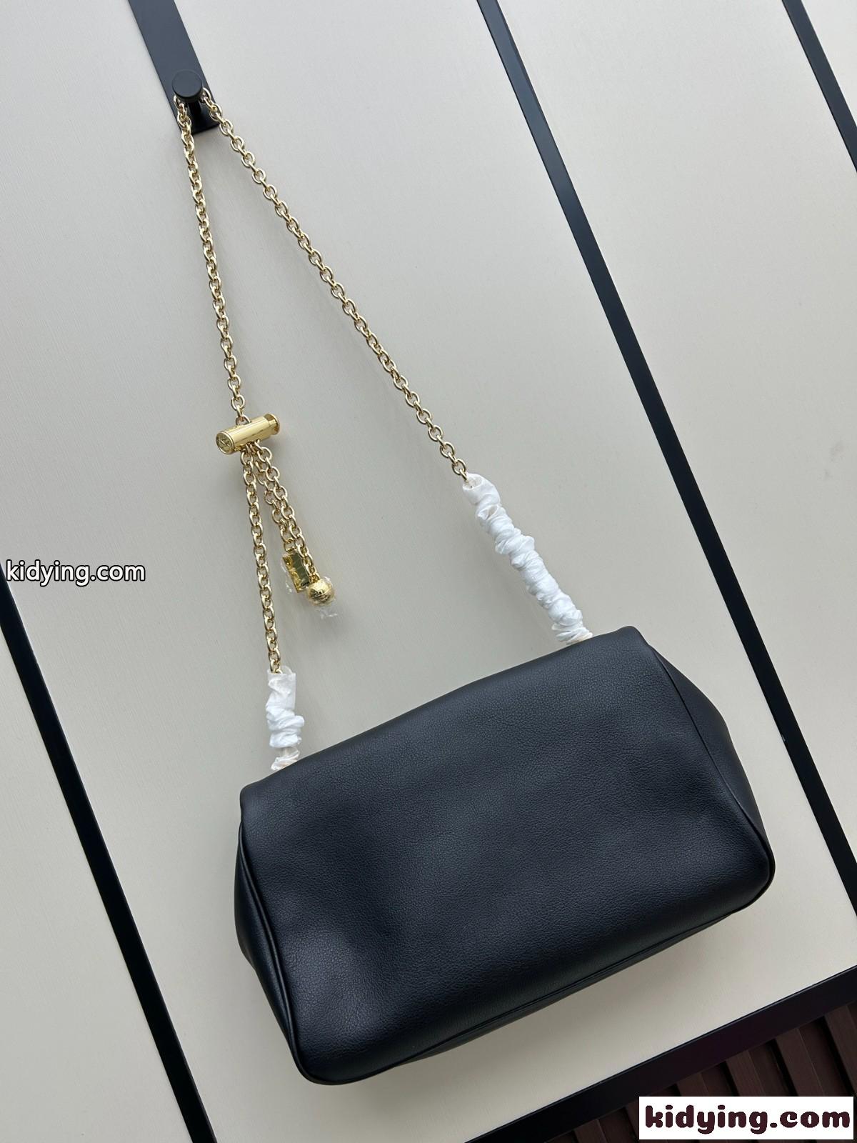 グレインレザー Chloé Heritage ショルダーバッグ クロエ バッグ スーパーコピー ブラック-2