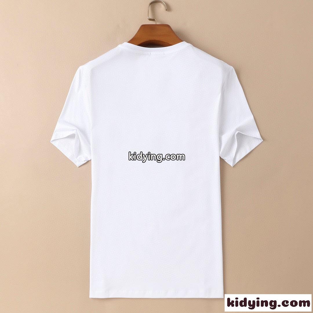 大きいサイズあり バーバリー 半袖Tシャツ コピー 合わせやすい 快適 カジュアル おしゃれ プリント クルーネック-4