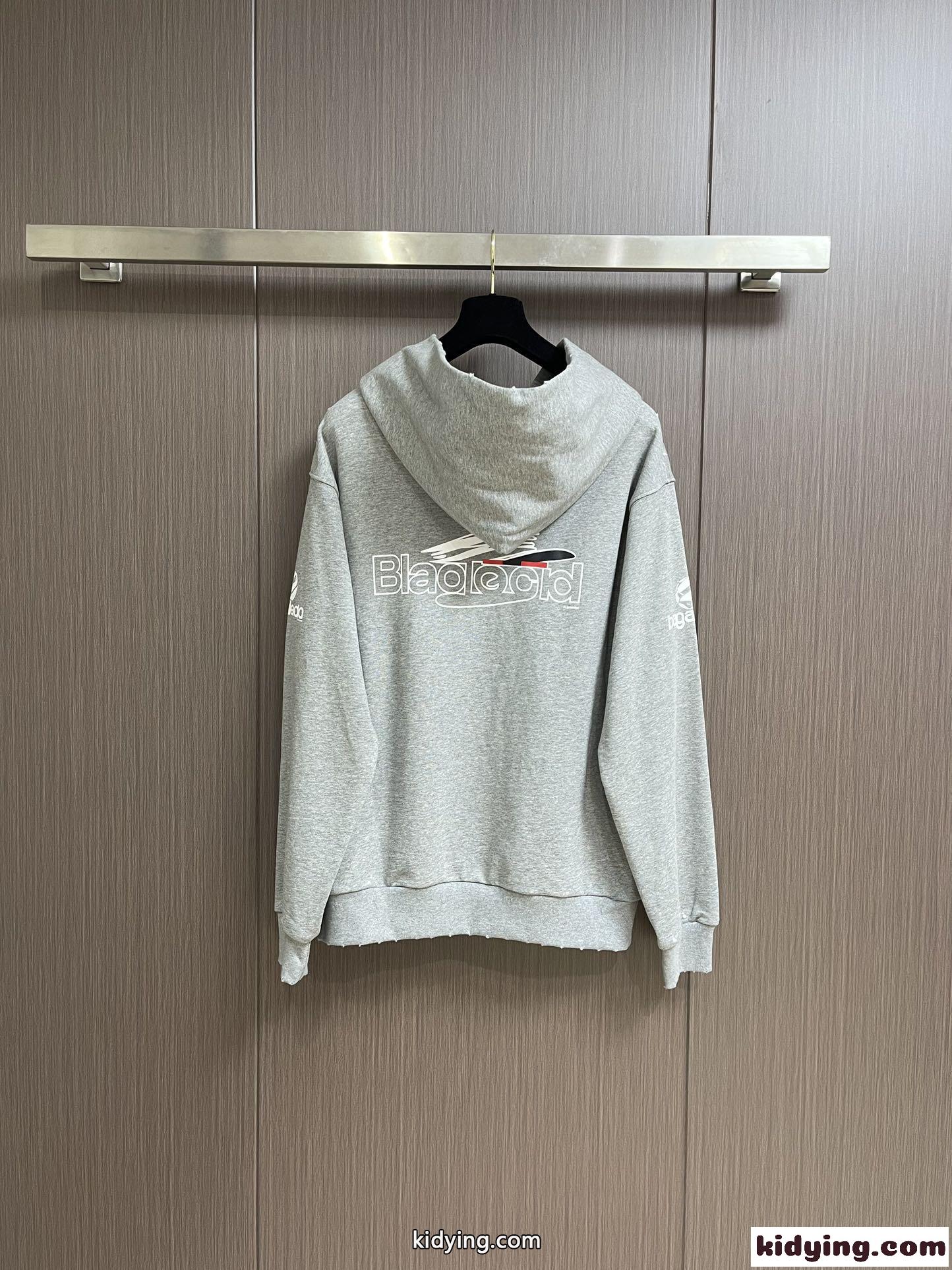 バレンシアガ パーカー コピー AI GENERATED HOODIE オーバーサイズ ユニセックス グレー-1