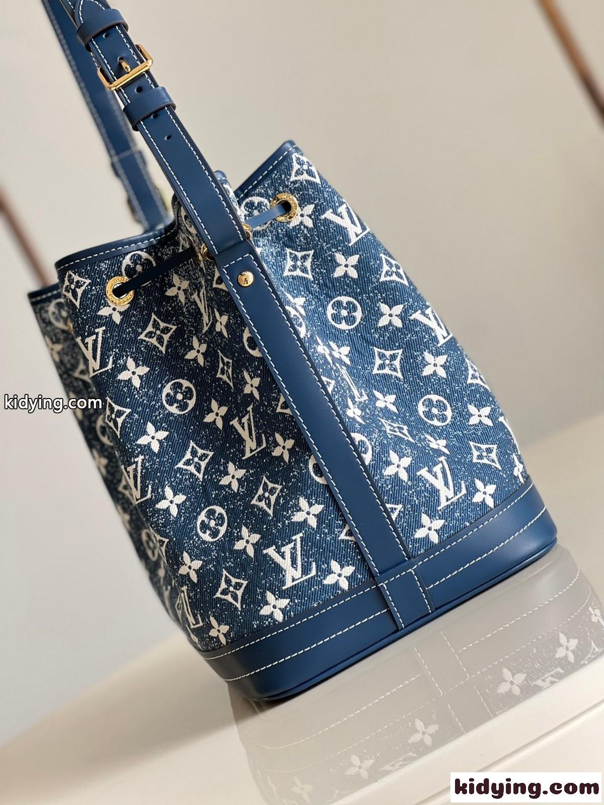M59606 モノグラム デニム バケットバッグ ルイ・ヴィトン バッグ コピー ショルダーバッグ-2