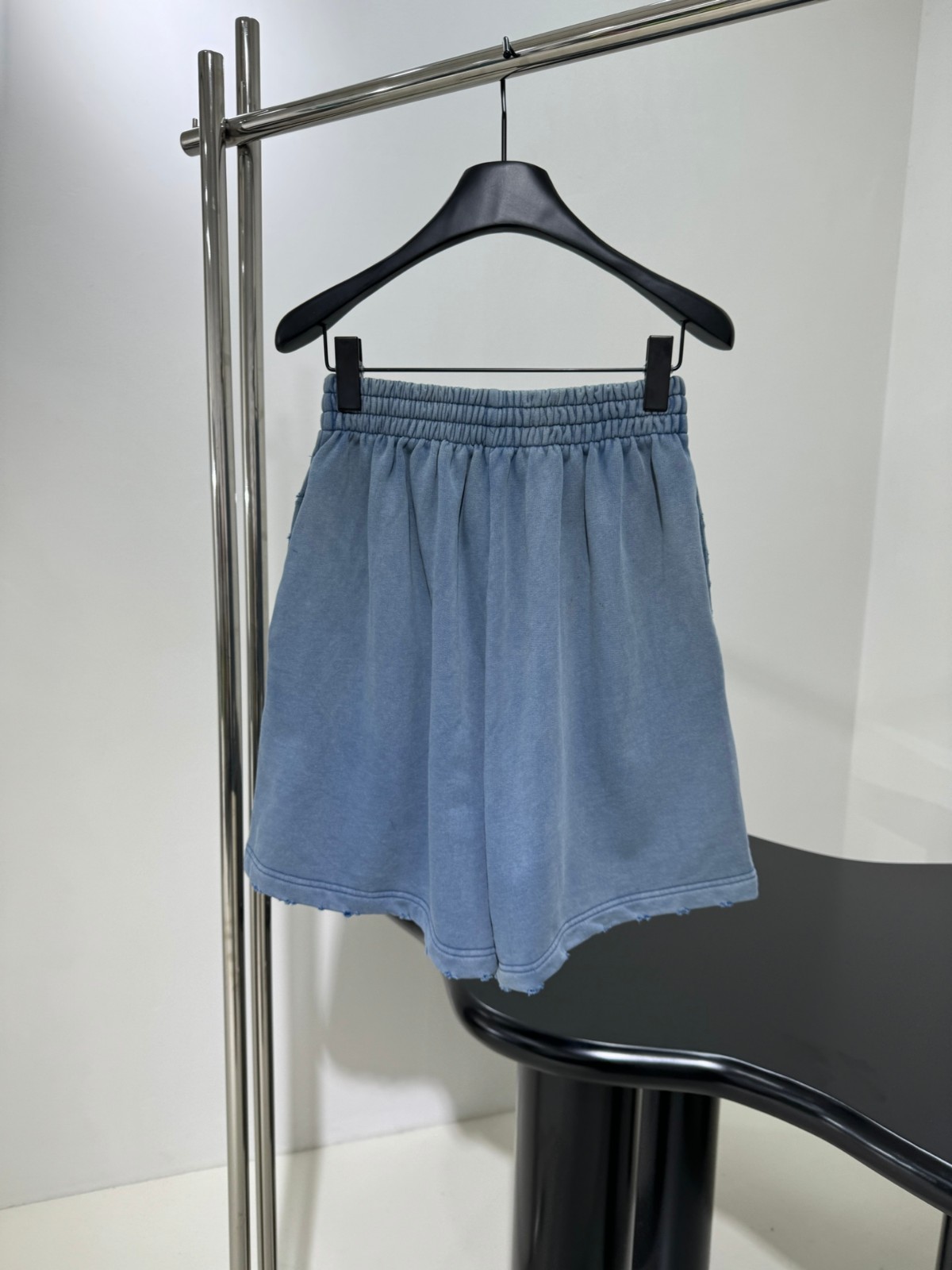 カジュアル リラックス バレンシアガ パンツ コピー ショートパンツ ブルー-1