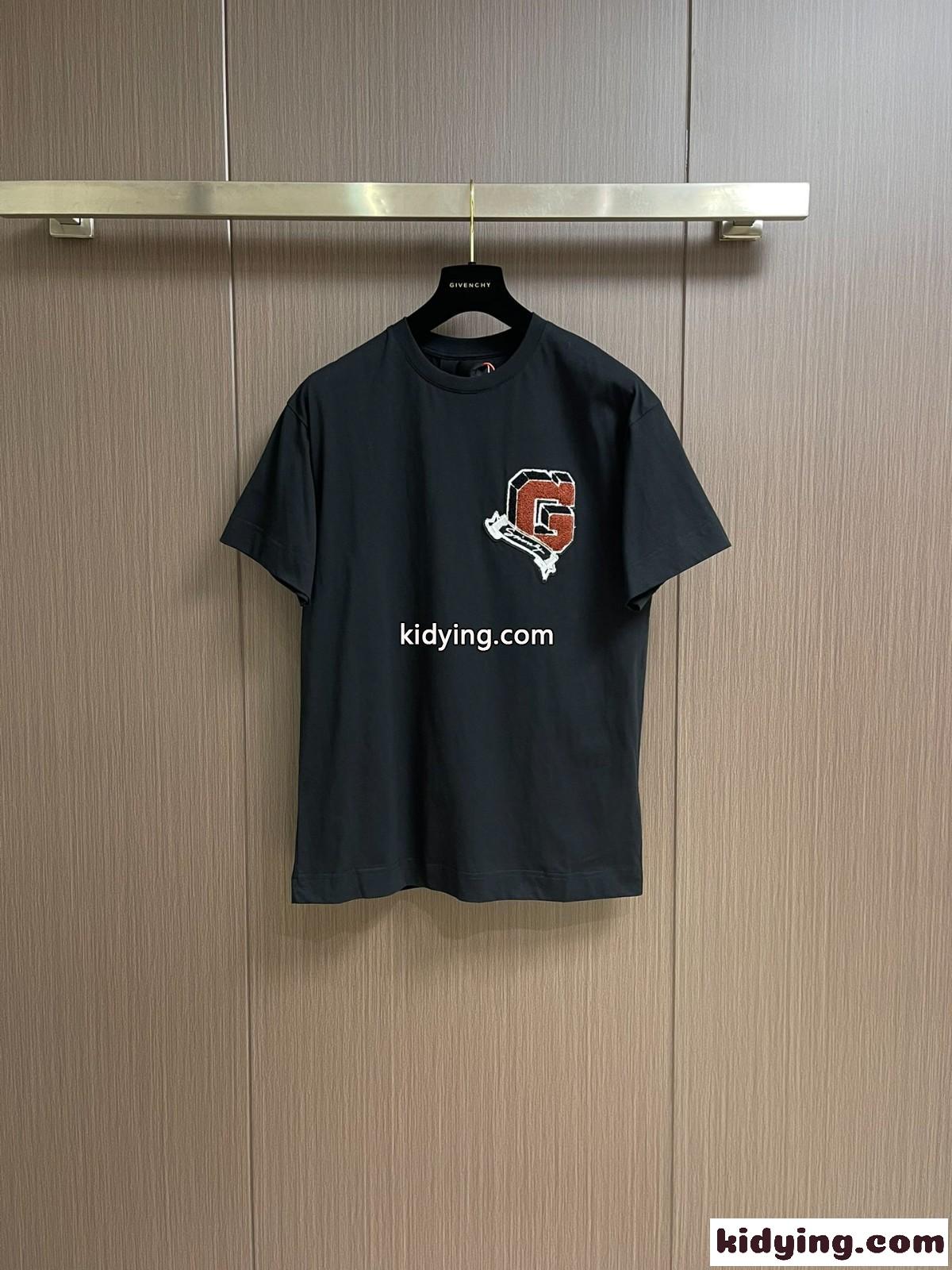 GIVENCHY カレッジ コットン Tシャツ スーパーコピー 半袖トップス-1