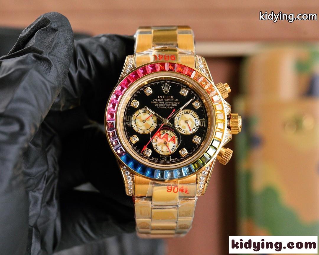 大注目 高級 43mm ウォッチ ロレックス デイトナ コピー メンズ 時計-0