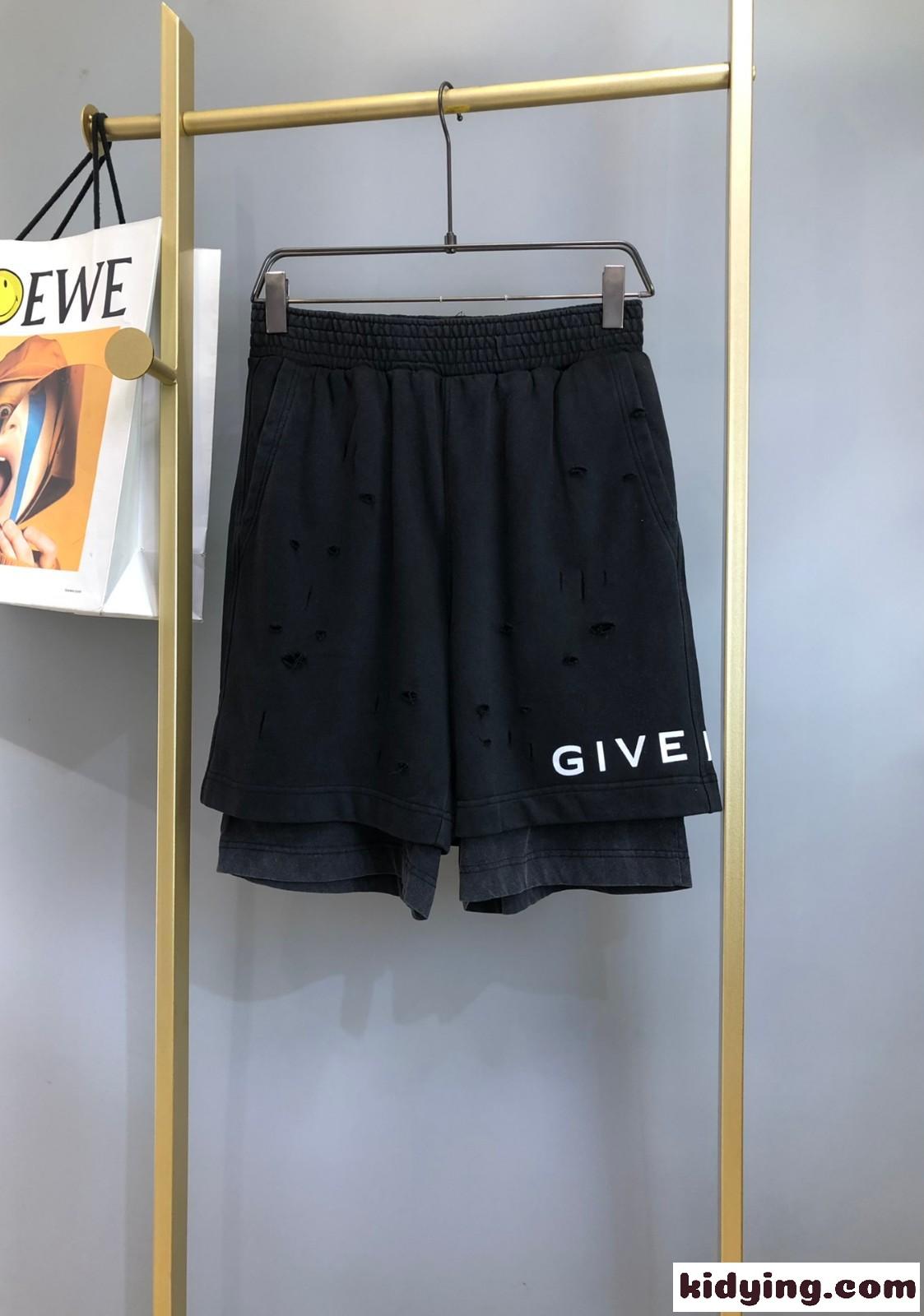 ダメージ加工 アーキタイプ バミューダパンツ ジバンシィ パンツ コピー ショートパンツ-1
