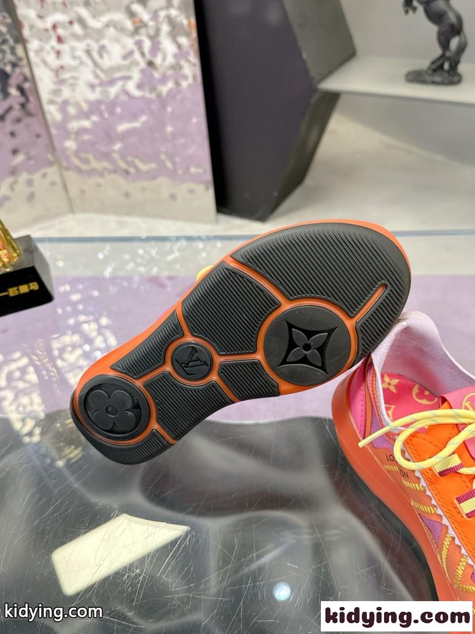 大人気 LV スプリント スニーカー ルイ・ヴィトン スーパーコピー オレンジ-3