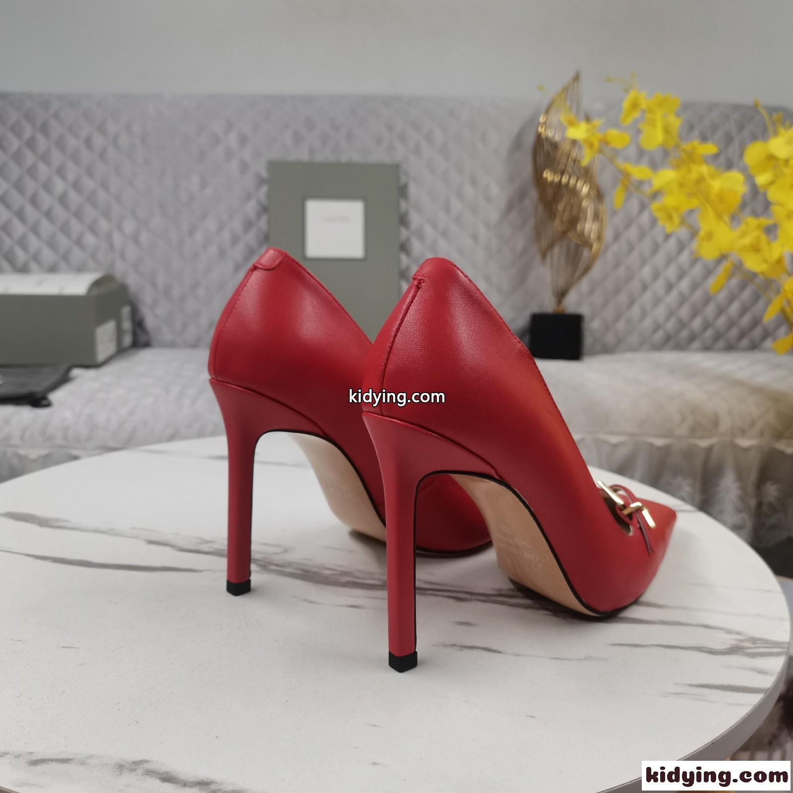 洗練された Angelina レザーパンプス トムフォード パンプス コピー レッド-0