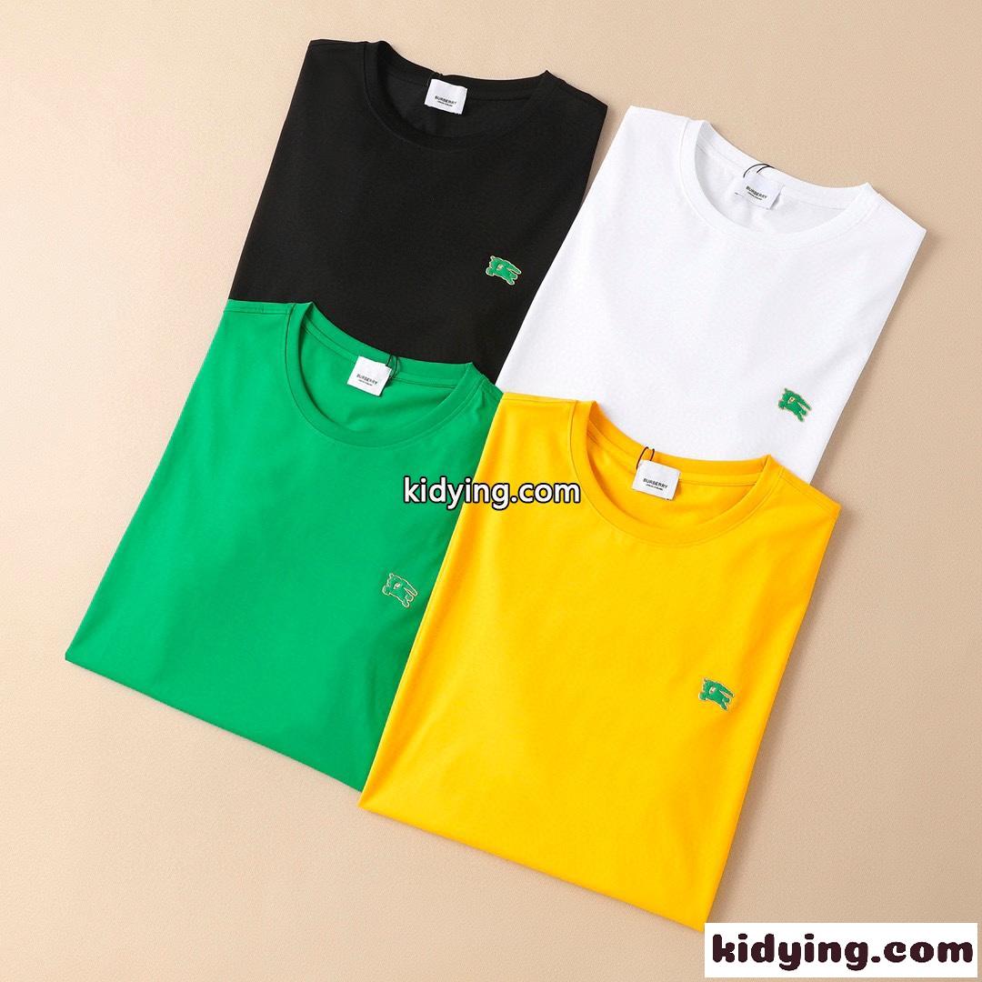 大きいサイズ 4色あり快適 メンズ Tシャツ バーバリー 半袖tシャツ コピー クルーネック トップス-2