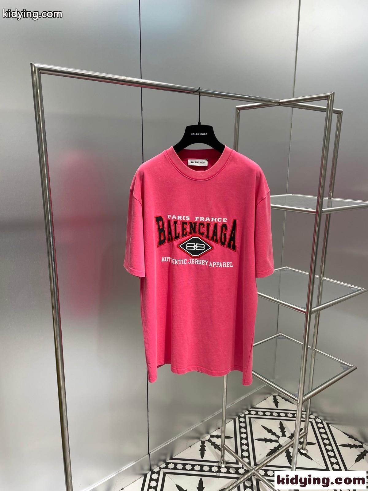ユニセックス B Authentic Tシャツ バレンシアガ 半袖tシャツ コピー ゆったり 人気 クルーネック トップス-1
