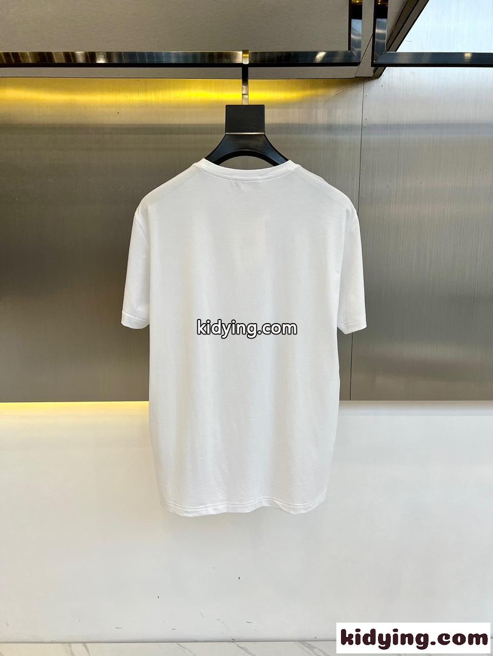 スカルプリント コットン 半袖Tシャツ アレキサンダー・マックイーン Tシャツ コピー ホワイト-4
