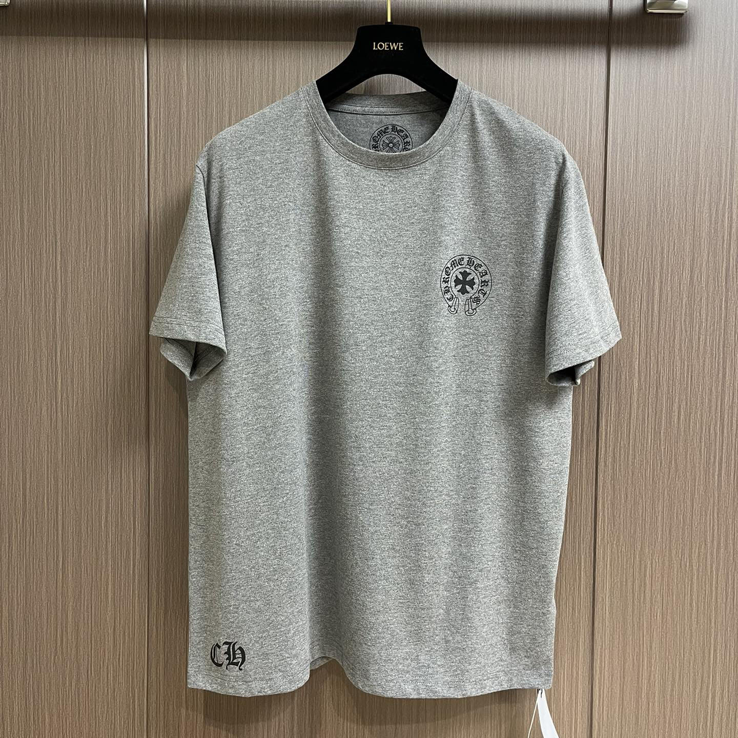 クロムハーツ Tシャツ コピー 半袖 シンプル カジュアル プリント クルーネック-1