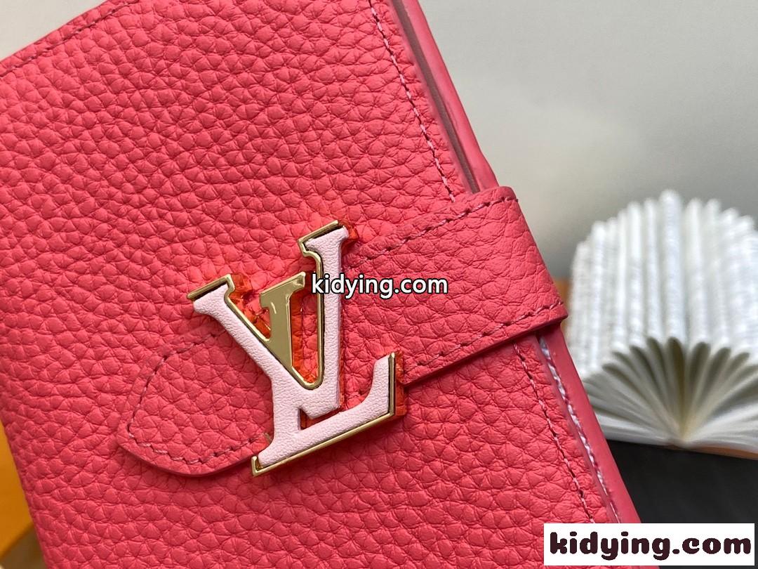 LV ヴェルティカル 折りたたみ財布 ルイヴィトン 財布 スーパーコピー ピンク-2