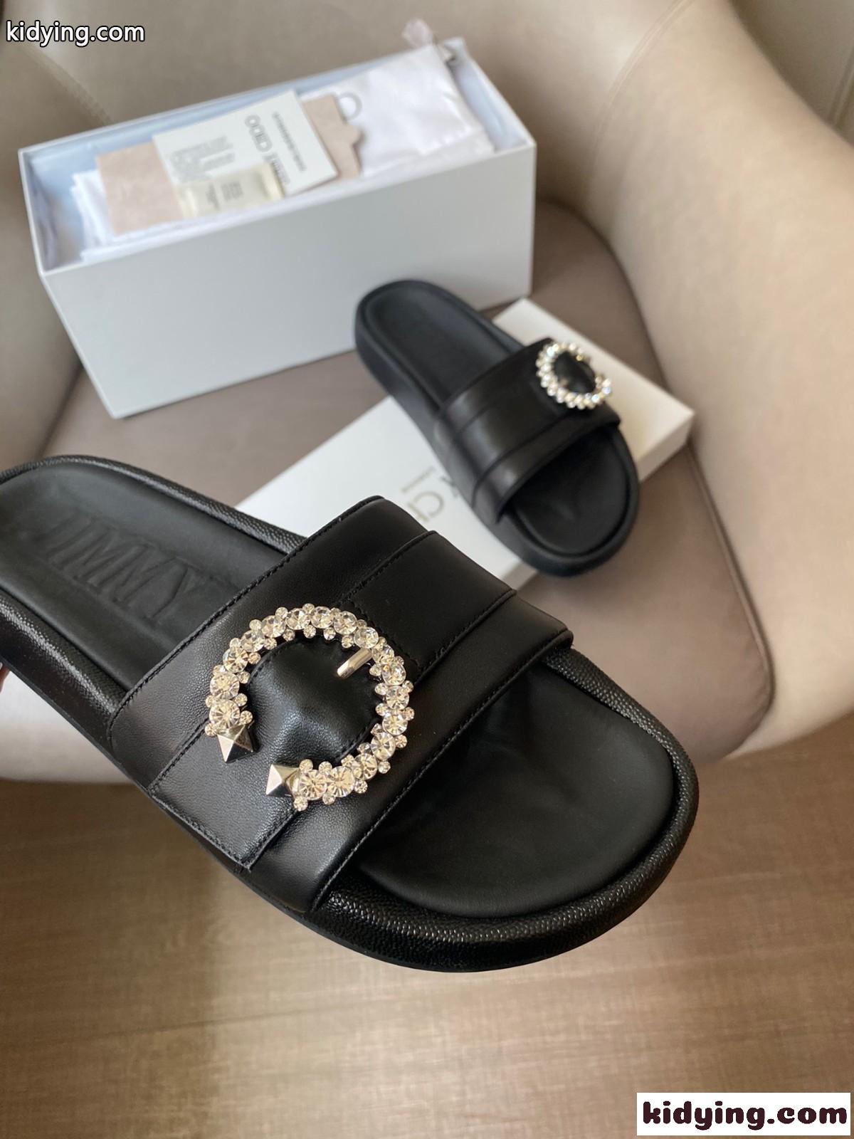 ​JIMMY CHOOシリーズの露趾サンダル サンシャイン夏服には靴が標準装備されています ジムシューズ おすすめ レディース  コピー-0
