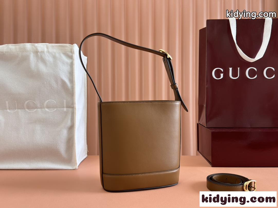 GUCCI 73 スモール バケットバッグ グッチ バッグ スーパーコピー 833665 ブラウン-0
