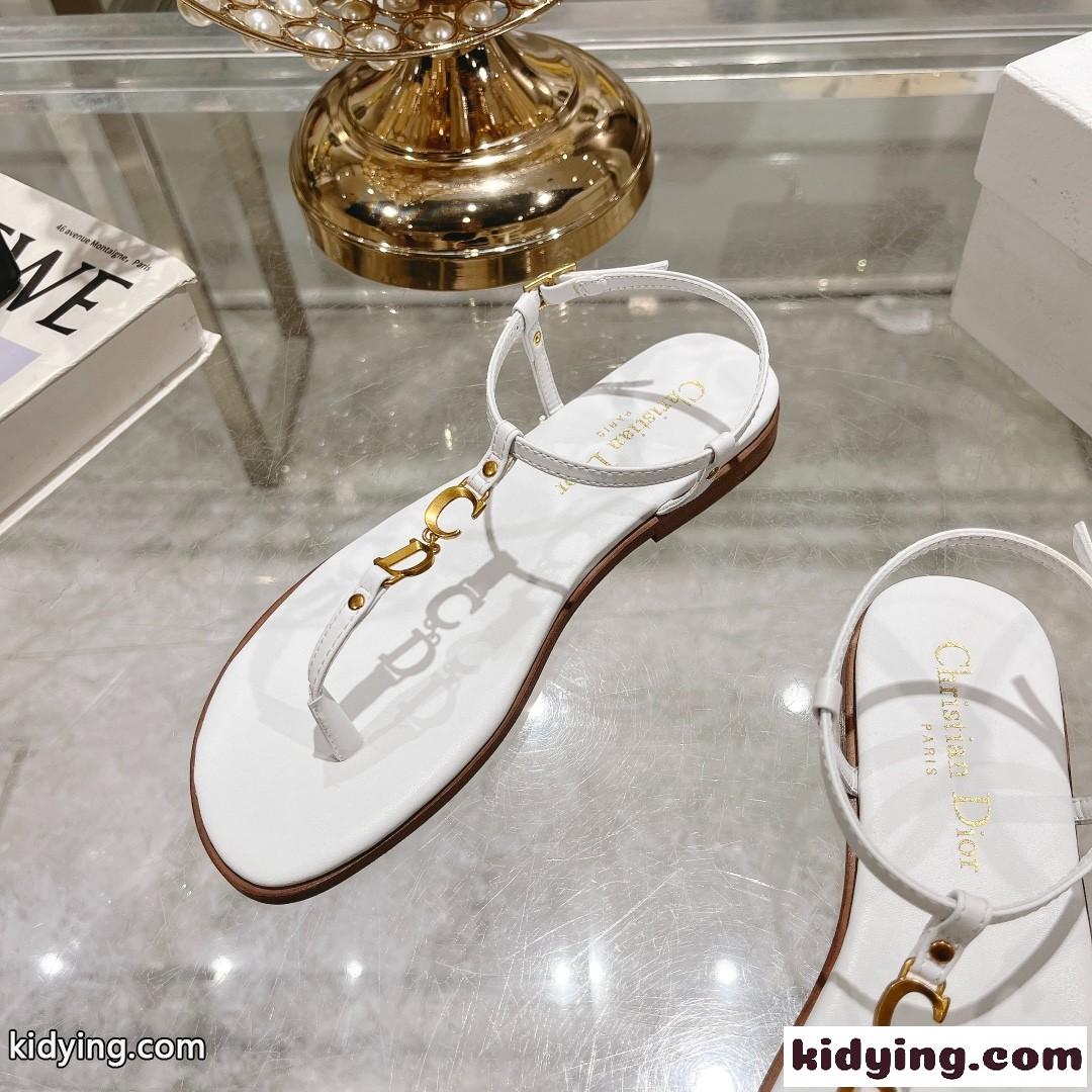 Dioriviera Cest Dior ビーチサンダル クリスチャン・ディオール サンダル コピー ホワイト-1