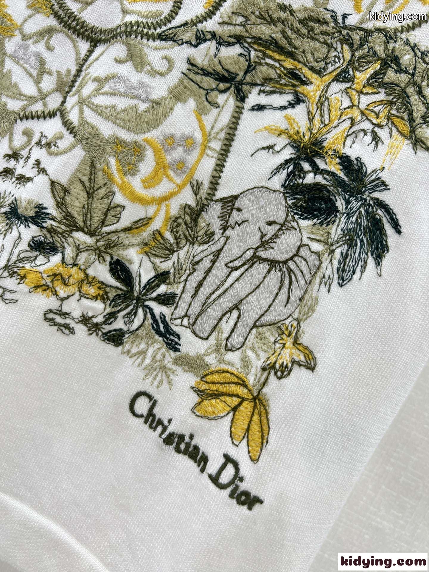 Étoile de Voyage テンセル ジャージー 半袖Tシャツ クリスチャン・ディオール Tシャツ コピー-4