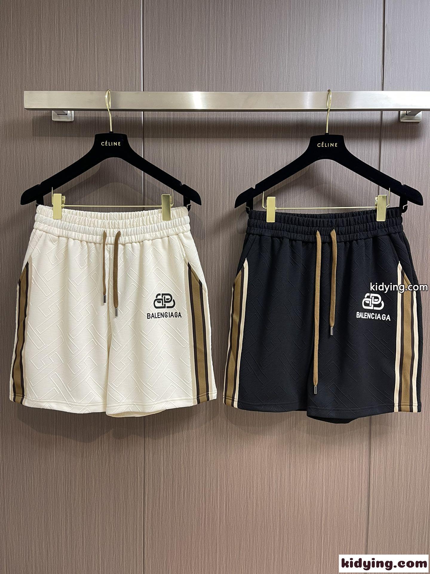 シンプル ロゴ カジュアル メンズ ショートパンツ バレンシアガ パンツ コピー-0