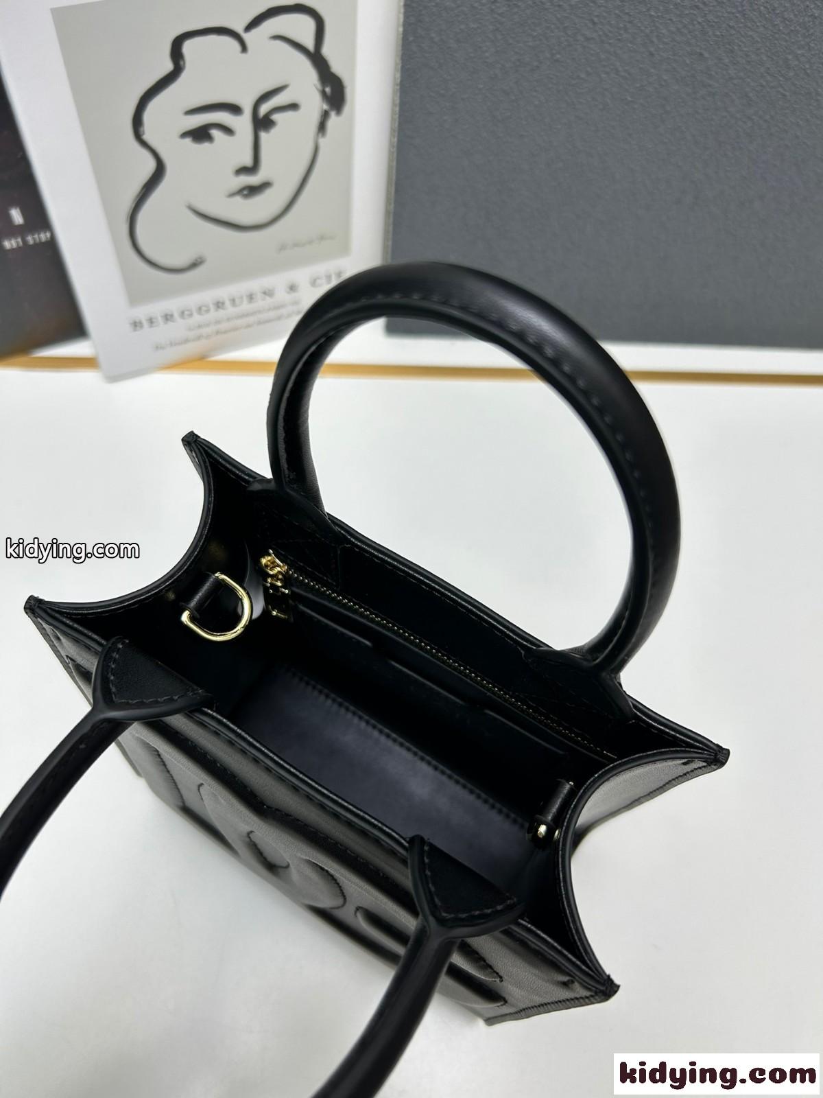 DG DAILY ショッピングバッグ ミニ ドルチェ&ガッバーナ バッグ スーパーコピー ブラック-4