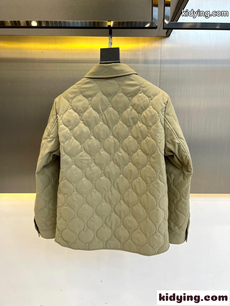 洗練された バーバリー ジャケット コピー 中綿入り キルティング オーバーシャツ-4