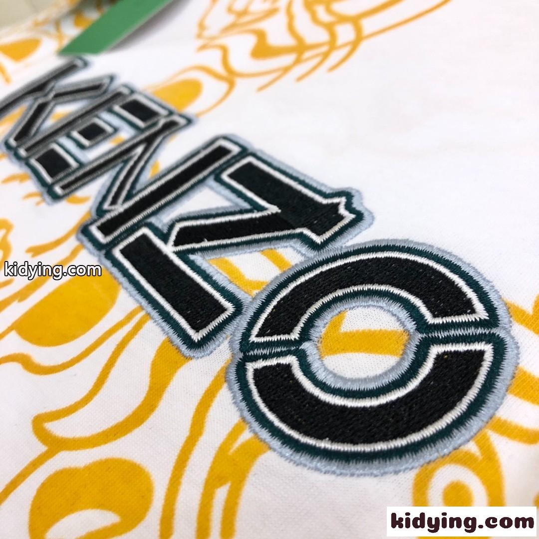 プリント 刺繍 おしゃれ 合わせやすい ケンゾー tシャツ レディース コピー 半袖 快適 カジュアル クールネック-4