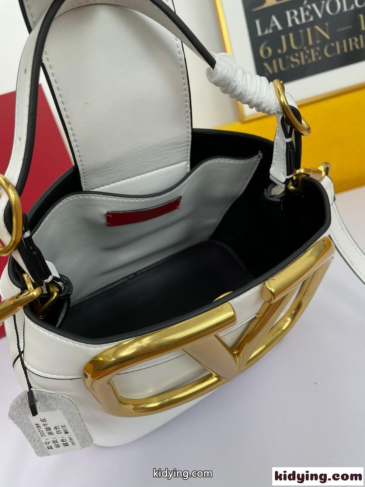 ヴァレンティノ バッグ コピー レディース 人気 Vロゴ カーフレザー 3WAY ハンドバッグ カバン ホワイト-4