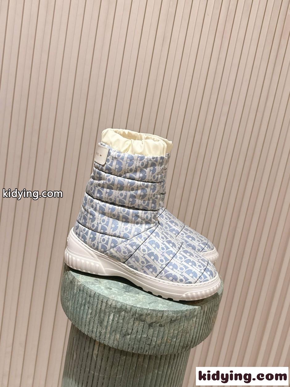 DiorAlps Dior Frost ショートブーツ クリスチャン・ディオール ブーツ コピー ライトブルー-0