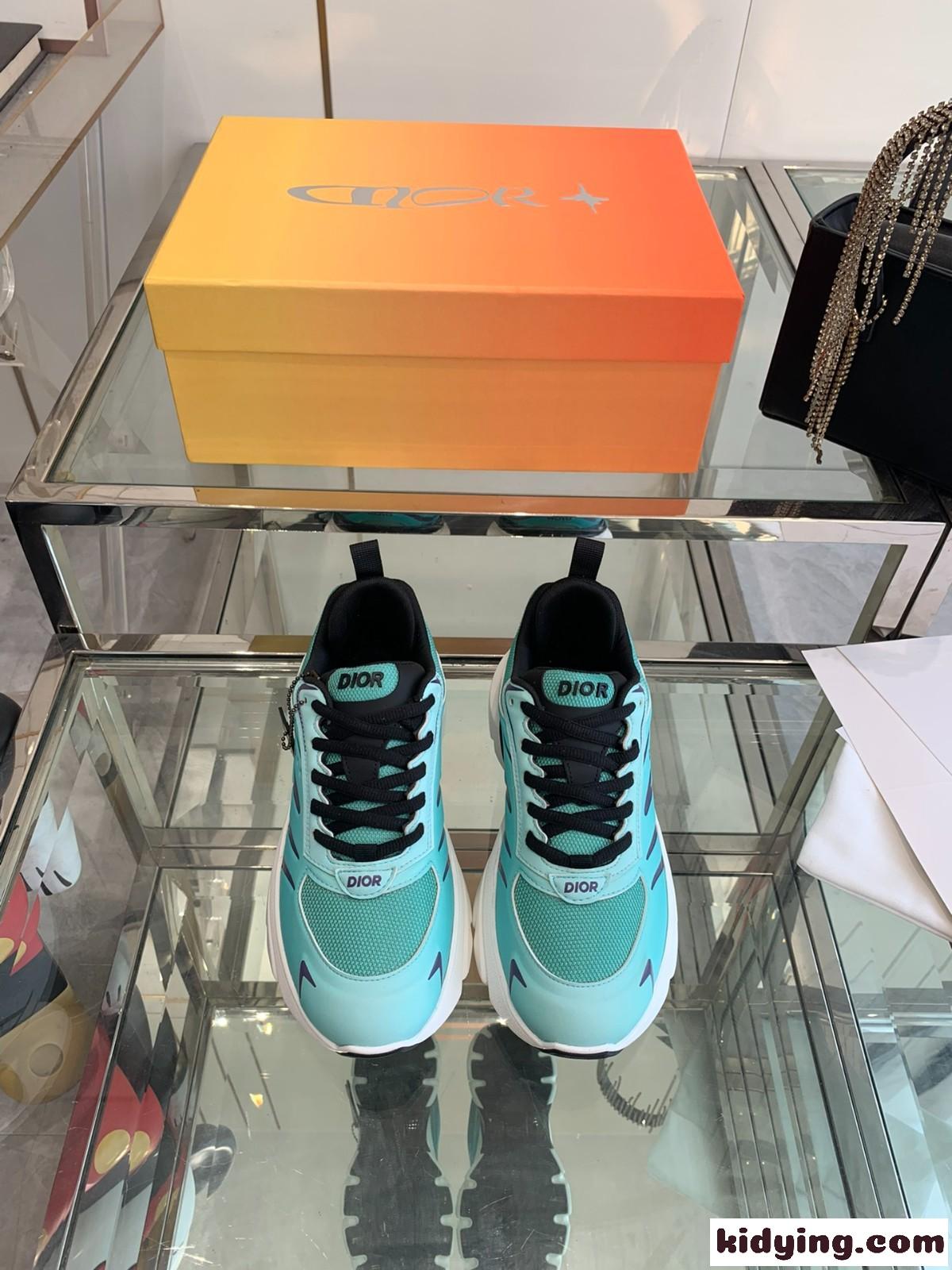 限定 大人気 DIOR AND LEWIS HAMILTON クリスチャン・ディオール スニーカー スーパーコピー グリーン-1