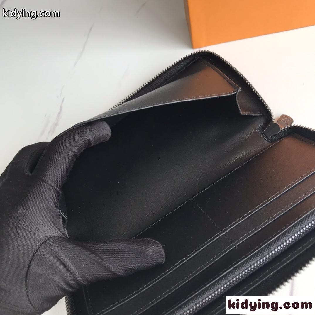 M62902 ファスナー 長財布 モノグラム ルイ・ヴィトン 財布 コピー おしゃれ 定番 人気 メンズ ブラック-3