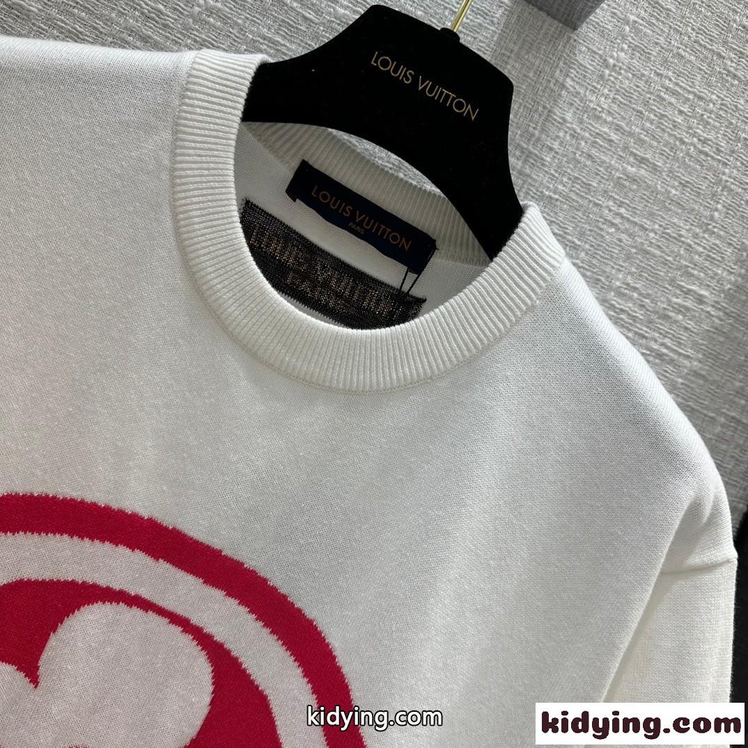 コットンショートスリーブクルーネックTシャツ ルイ・ヴィトン Tシャツ コピー ユニセックス-4