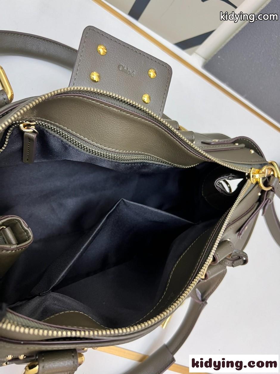 クロエ CHLOE PADDINGTONバッグ スーパーコピー グレインレザー グリーン-4