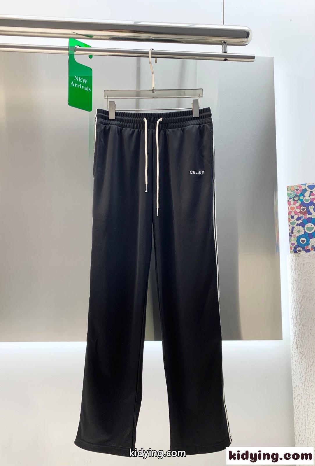 セリーヌ パンツ コピー ユニセックス 快適 おしゃれ トラックスーツパンツ-0