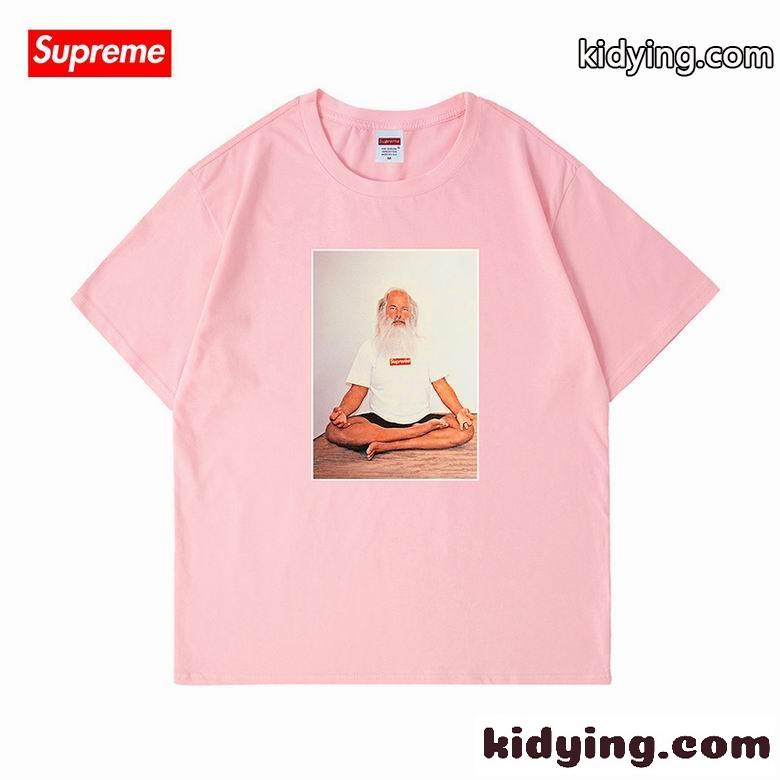 全8色 ゆったり シュプリーム tシャツ コピー おしゃれ 人気 ロゴ ユニセックス クルーネック 定番 カジュアル-4