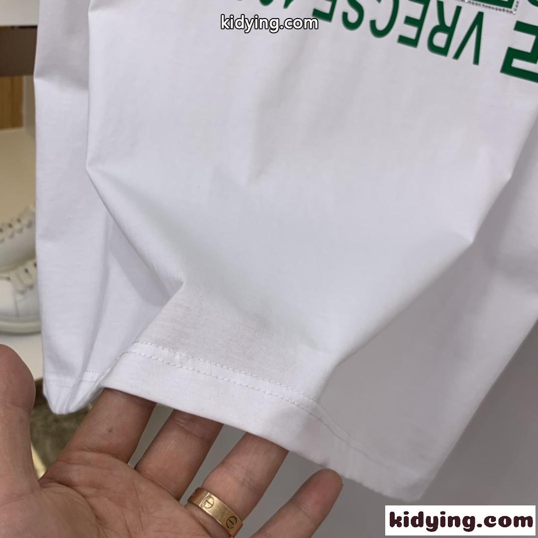 定番 3色あり クルーネック プリント 柔らかい ヴェルサーチェ 半袖Tシャツ コピー おしゃれ 快適 トップス-3
