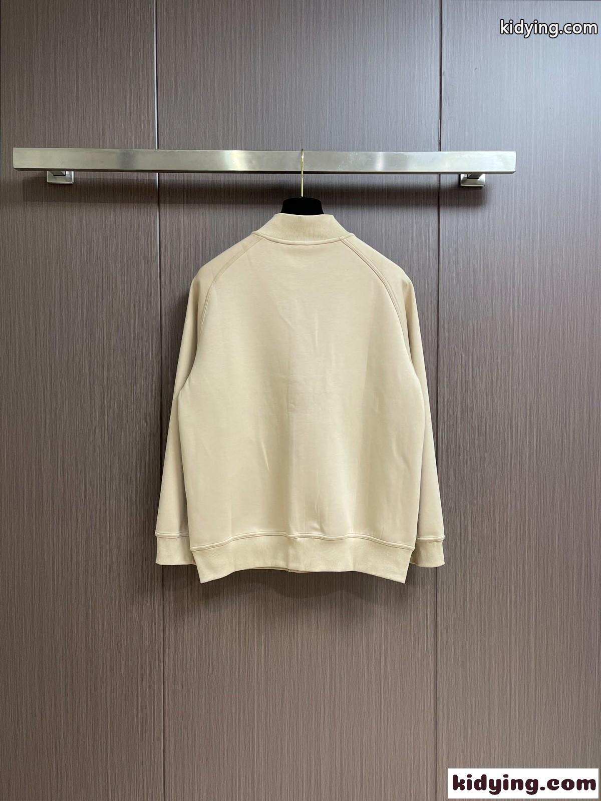 テディブルゾン レザーパッチ ジュ・ダドレス エルメス ジャケット コピー ベージュ-1