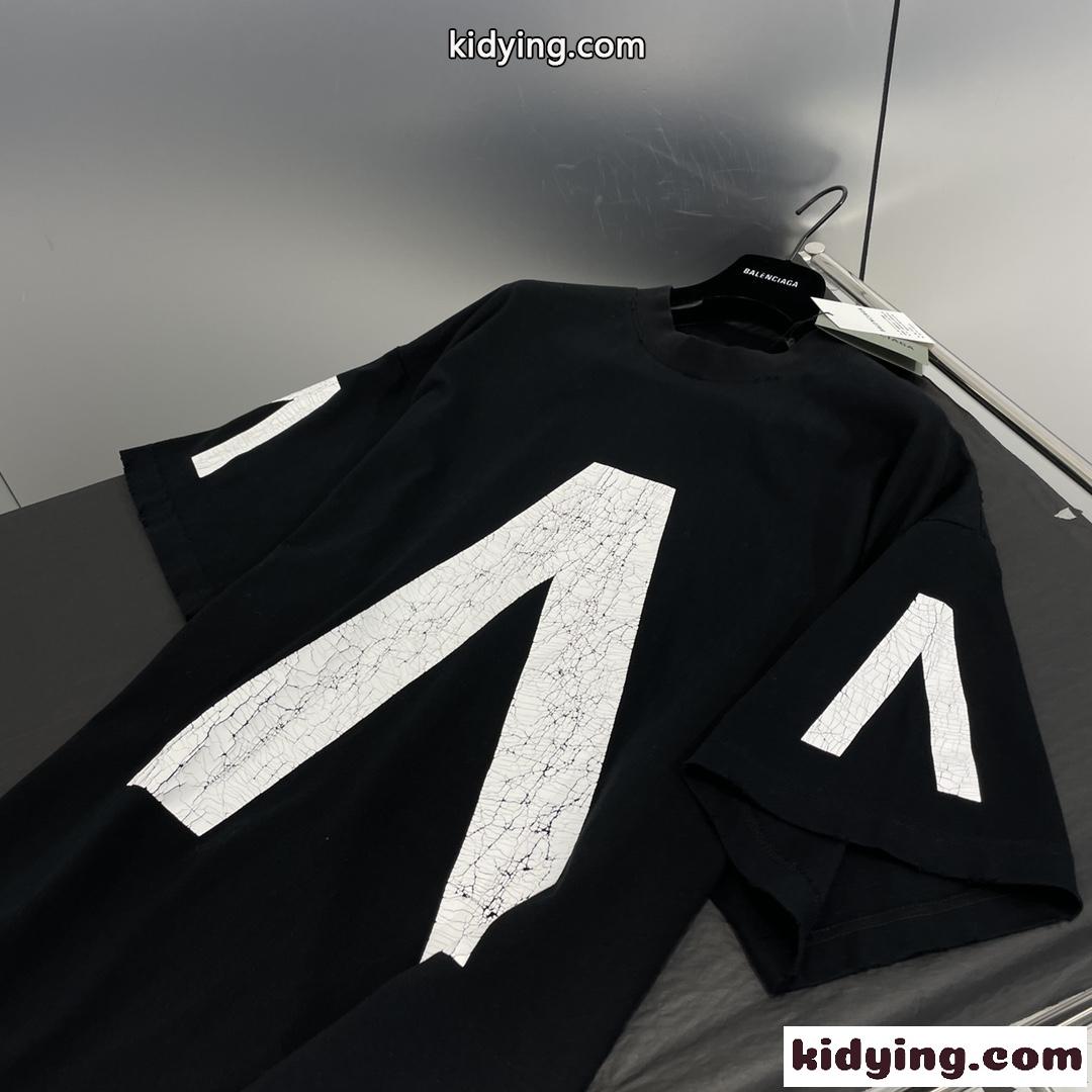 BALENCIAGA x Archive バレンシアガ Tシャツ コピー 半袖Tシャツ ブラック-1