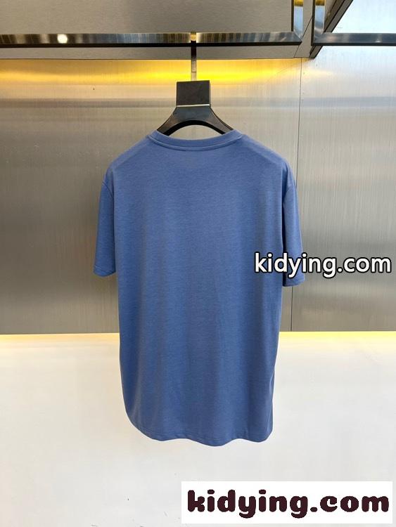 ベーシック クルーネック 半袖Tシャツ エルメネジルド・ゼニア Tシャツ コピー-5