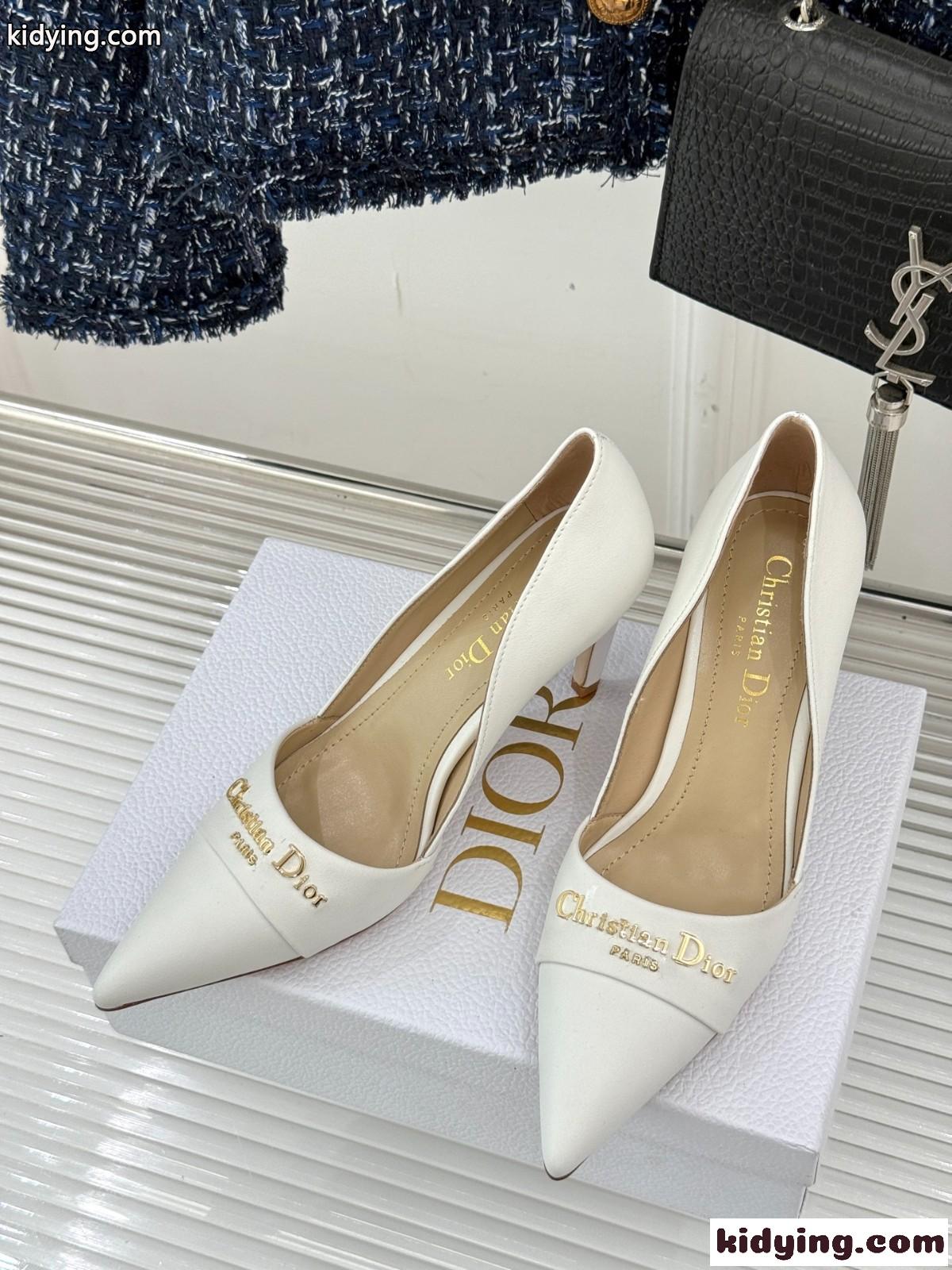 大人 エレガント My Dior パンプス クリスチャン・ディオール パンプス コピー ホワイト-2
