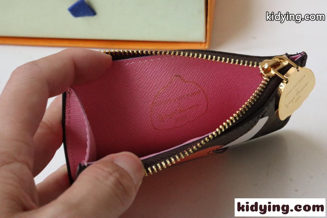 LV × YK ポルト カルト・ロミー ルイ・ヴィトン 財布 コピー カードケース 名刺入れ-5